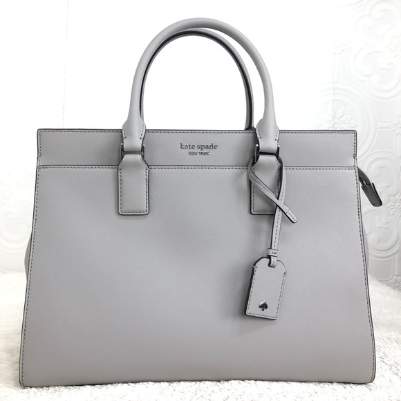 kate spade Handbags - 🌸OFFERS?🌸Kate Spade Leather Gray Satchel